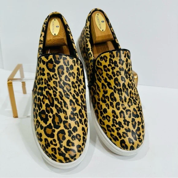 💚 KNEA BORN CHEETAH SLIP-ON WOMENS SIZE 9.5 COMFY GOOD COND FUN FASHIONABLE - Picture 7 of 10